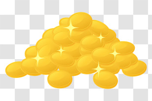 Business - Gold Coins Illustration Transparent PNG
