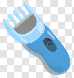Clipart - Blue Hair Clipper For Grooming Transparent PNG