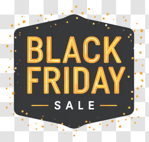Black Friday Sale - Black Friday Sale Badge Transparent PNG