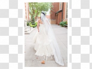 Wedding Dress Photograph Shoulder Gown - Flower - Heart Transparent PNG