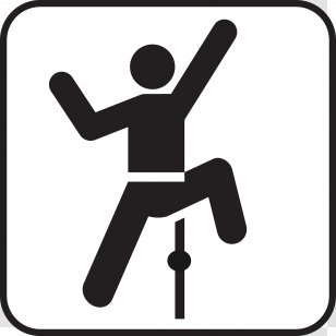 Rock Climbing Sport Wall Mountaineering - Symbol - Boulder Transparent PNG