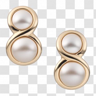 Earring Pearl Jewellery Gold - Cultured - Ring Transparent PNG