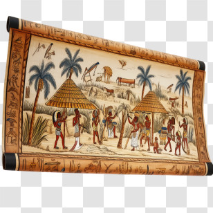 Ancient Egypt
 - Ancient Egyptian Papyrus Scroll Transparent PNG