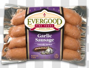 Bangers And Mash Delicatessen Boudin Sausage Hot Link - Garlic Transparent PNG