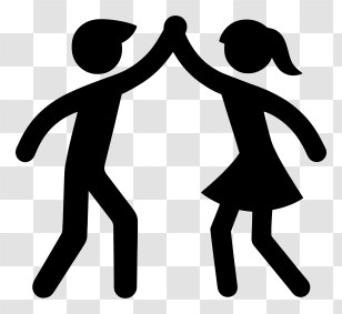 Dancing Logo - Dancing Couple Silhouette Transparent PNG