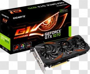 Graphics Cards & Video Adapters è‹±ä¼Ÿè¾¾ç²¾è§†GTX 1080 NVIDIA GeForce GTX 1070 Gigabyte Technology - Nvidia Geforce Gtx 1060 Transparent PNG