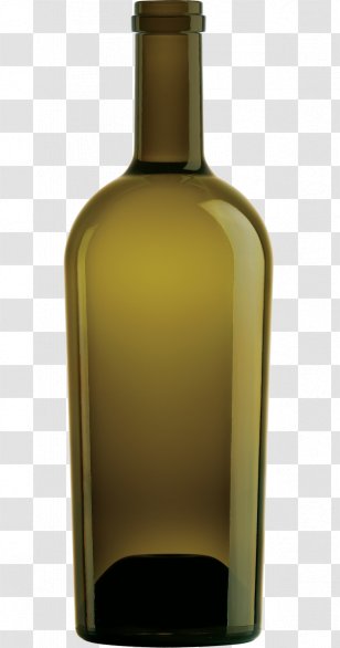 Glass Bottle White Wine - Beer - Plate Transparent PNG
