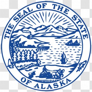 Juneau Seal Of Alaska Anchorage Logo Flag - Area - Government Agency Transparent PNG