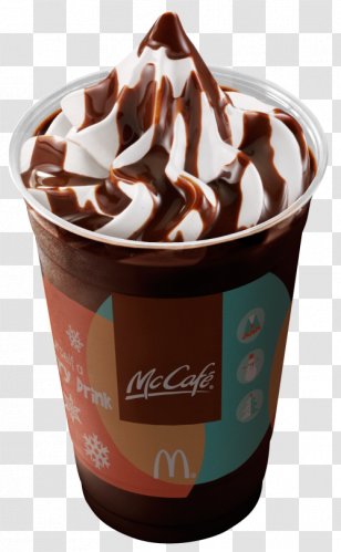 Sundae Iced Coffee Chocolate Ice Cream Cafe - Bean Alphabet Transparent PNG