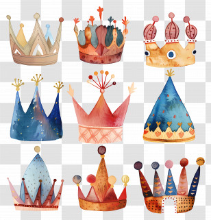 Crown - Artistic Decorative Crowns Collection Transparent PNG