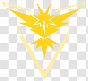 Decal Sticker Video Games Logo Zapdos Pokemon Go Team Instinct Yellow Shirt Transparent Png - pokemon go team instinct shirt transparent roblox