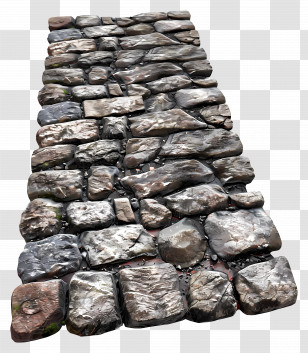 Pavement - Rustic Stone Pathway Illustration Transparent PNG