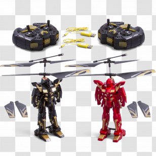 Robot Combat Quake Champions United States Helicopter - Action Toy Figures - Coaxial Rotors Transparent PNG