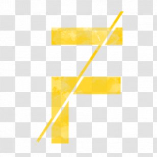 Line Angle Font - Yellow - Fight Transparent PNG