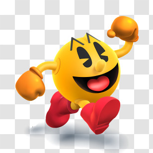 Yellow Shirt - Cheerful Running Yellow Cartoon Character Transparent PNG