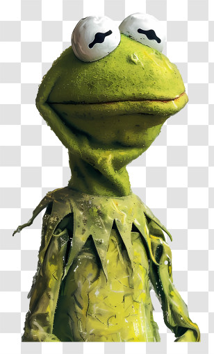 Kermit The Frog - Green Frog Puppet Character Transparent PNG