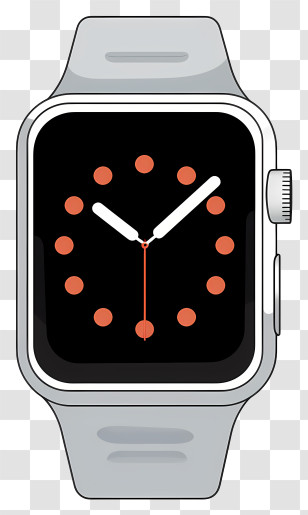 Apple Watch - Modern Smartwatch Transparent PNG