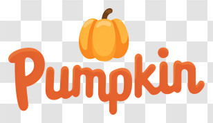 Pumpkin Logo - Pumpkin Logo With Orange Icon Transparent PNG