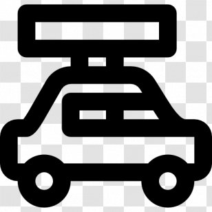 Electric Car Vehicle - Black And White - Recharge Clipart Transparent PNG