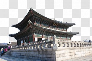 Gyeongbokgung Landmark Palace Tourist Attraction - Seoul, South Korea Twelve Transparent PNG