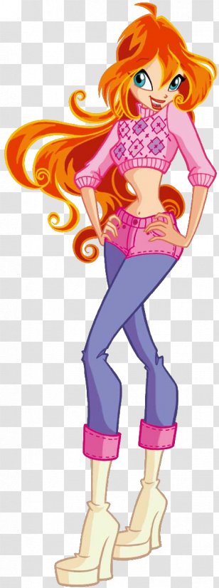Bloom Flora Tecna Musa Winx Club - Watercolor - Season 1Animation Transparent PNG