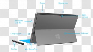 Surface Pro 3 2 4 - Electronics Accessory - Watch Transparent PNG