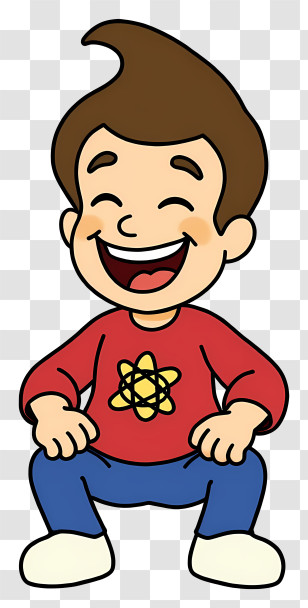 Jimmy Neutron - Cartoon Boy With Atom Shirt Transparent PNG