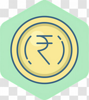 Indian Rupees - Indian Rupee Coin Illustration Transparent PNG