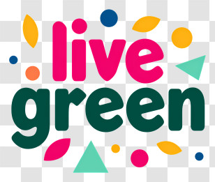 Live Green - Live Green Colorful Logo Transparent PNG