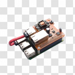 Power Over Ethernet Raspberry Pi 3 Network Switch - Electric Transparent PNG