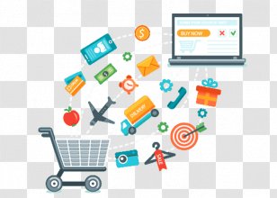 Web Development Online Shopping Prezi E-commerce Template - Advertising - Computer Transparent PNG