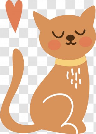 Kitten Whiskers Dog Puppy - Christmas - Brown Vector Transparent PNG