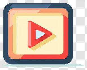 Play Button - Square Play Button Icon Transparent PNG