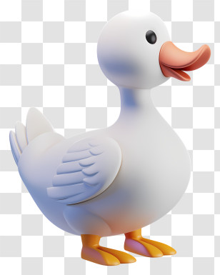 Duck - Cute Cartoon Duck Transparent PNG