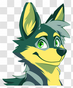 Cartoon Wolf - Cartoon Fox Character Illustration Transparent PNG