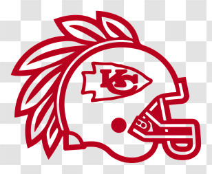 Kansas City Chiefs Logo - Red Helmet Sports Team Logo Transparent PNG