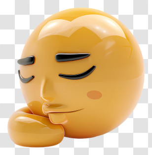 Emoji - Sleeping Emoji With Closed Eyes Transparent PNG