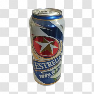 Beer Estrella Damm Fizzy Drinks Aluminum Can Tin - Milliliter Transparent PNG