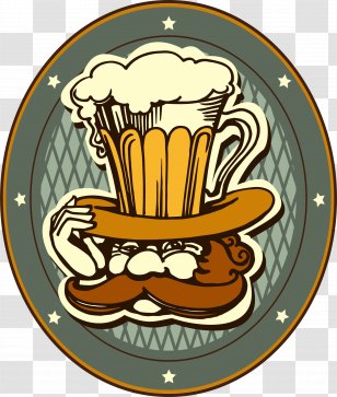 Beer Champagne Cup - Alcoholic Drink - Green Sign Transparent PNG