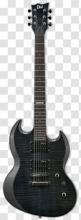 Electric Guitar ESP Viper Guitars LTD EX-50 - Heart - Hard Rock Tulsa Transparent PNG