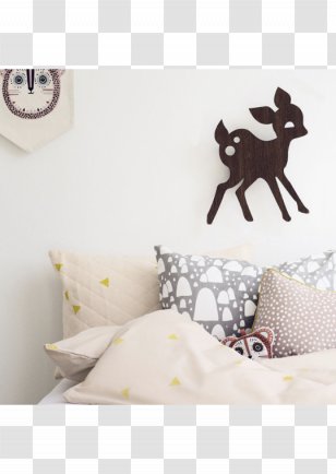 Light Fixture Wall Decal Room Nursery - Bed Sheet - Sika Deer Transparent PNG