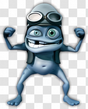 Crazy Frog - Crazy Frog With Goggles Transparent PNG