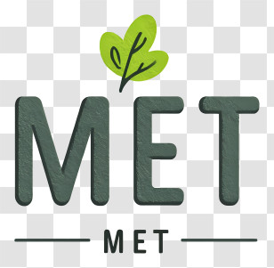 Met Logo - MET Leaf Eco Logo Transparent PNG