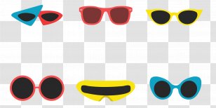 Sunglasses Goggles Design Image - Eye Glasses Transparent PNG