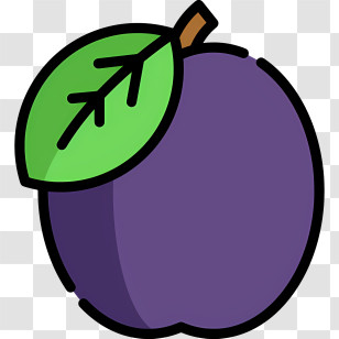 Plum - Purple Plum Illustration Transparent PNG