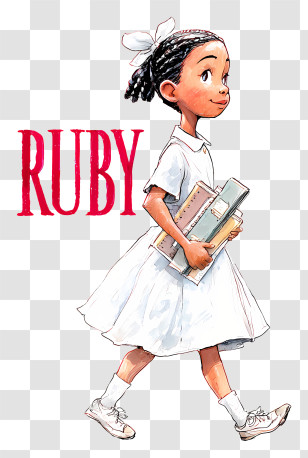 Ruby - Ruby Schoolgirl Illustration Transparent PNG