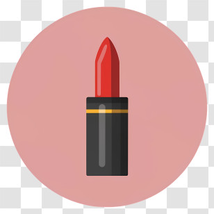 Red Lipstick - Red Lipstick Stylish Illustration Transparent PNG