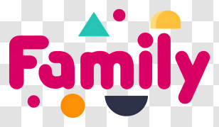 Family - Family Colorful Logo Transparent PNG