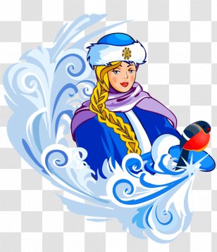 Snegurochka Ded Moroz Grandfather Ziuzia Snowman - Father Transparent PNG