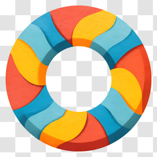 Lifebuoy Icon - Vibrant Lifebuoy Design Transparent PNG